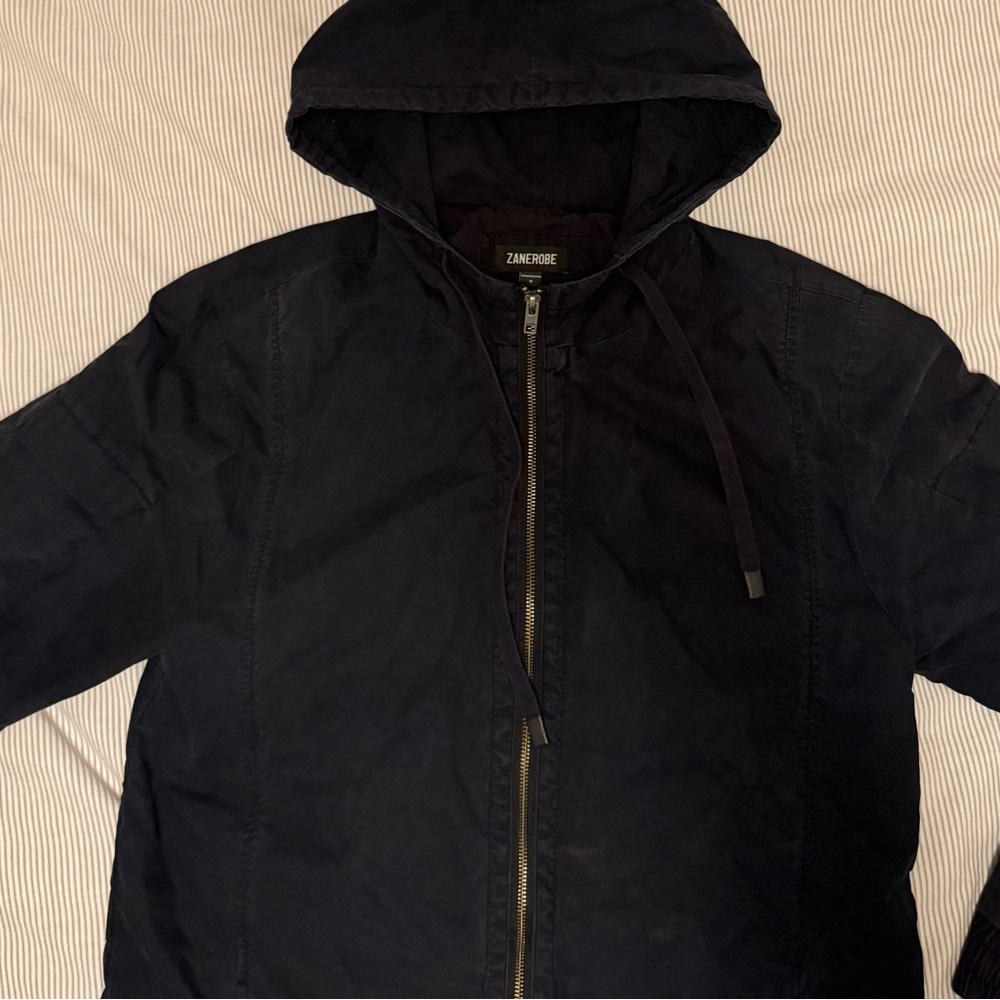 Zanerobe Midnight Black Windbreaker